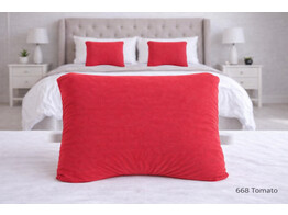 Jersey kussensloop Duo Pillow Tomato 668