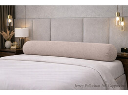 Jersey Bolster Pillowcase 90x20 R 168 Cappuccino