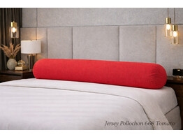 Jersey Bolster Pillowcase 90x20 R 668 Tomato