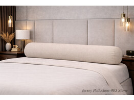 Jersey Bolster Pillowcase 140x20 R 403 Stone