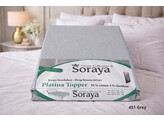 Platina Jersey Topperbezug 090-100/200-220 Grey 451