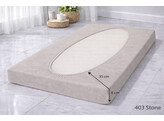 Platina Jersey copritopper 140-160/200-220 Stone 403