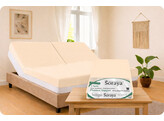 Platina Jersey Topper Spannbettlaken 1 Split 180-200/200-220 Cream 907