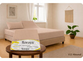 Platina Jersey Spannbettlaken 1 Split 140-160/200-220 Almond 112