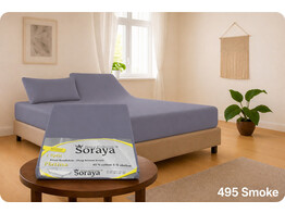 Platina Jersey Fitted Sheet 1 Split 180-200/200-220 Smoke 495