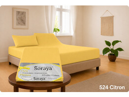 Platina Jersey Fitted Sheet 1 Split 180-200/200-220 Citron 524
