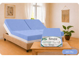 Platina Jersey Hoeslaken 2 Split 140-160/200-220 Sky 663