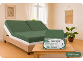 Platina Jersey Spannbettlaken 2 Split 140-160/200-220 Forest 705