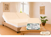 Platina Jersey Hoeslaken 2 Split 140-160/200-220 Cream 907