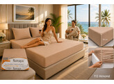 Platina Jersey Extra High drap-housse 090-100 x 200-220 Almond 112