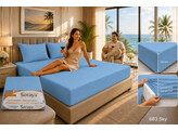 Platina Jersey Extra High drap-housse 90-100 x 200-220 Sky 663
