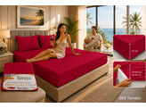 Platina Jersey Extra High drap-housse 90-100 x 200-220 Tomato 668