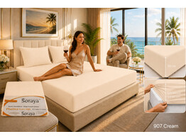 Platina Jersey Extra High Spannbettlaken 90-100 x 200-220 Cream 907