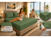Platina Jersey Extra High fitted sheet 140-160 x 200-220 Forest 705