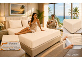 Platina Jersey Extra High drap-housse 180-200 x 200-220 Cream 907