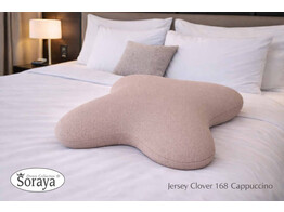 Jersey Royal Kissenbezug Clover Cappuccino 168