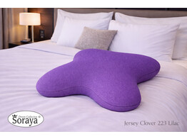 Jersey Clover Royal Kissenbezug   Extra gro  223 Lilac