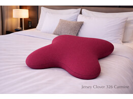 Jersey Royal Kissenbezug Clover Carmine 326