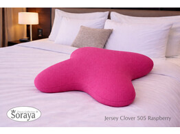 Jersey Royal Kissenbezug Clover Raspberry 505