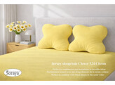 Jersey Royal Kissenbezug Clover Citron 524