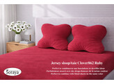 Jersey Royal Kissenbezug Clover Ruby 862