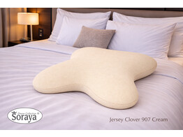 Jersey Royal Kissenbezug Clover Cream 907
