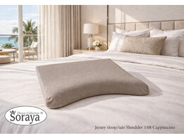 Jersey Shoulder Pillowcase L Cappuccino 168