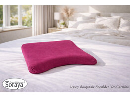 Jersey Shoulder Pillowcase L Carmine 326