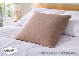 Jersey Royal Kussensloop 60 x 60 Cappuccino 168