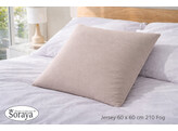 Jersey Royal Taie d oreiller 60 x 60 Fog 210