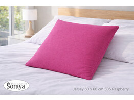 Jersey Royal Kussensloop 60 x 60 Raspberry 505