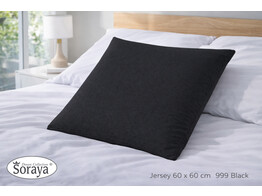 Jersey Royal Kussensloop 60 x 60 Black 999